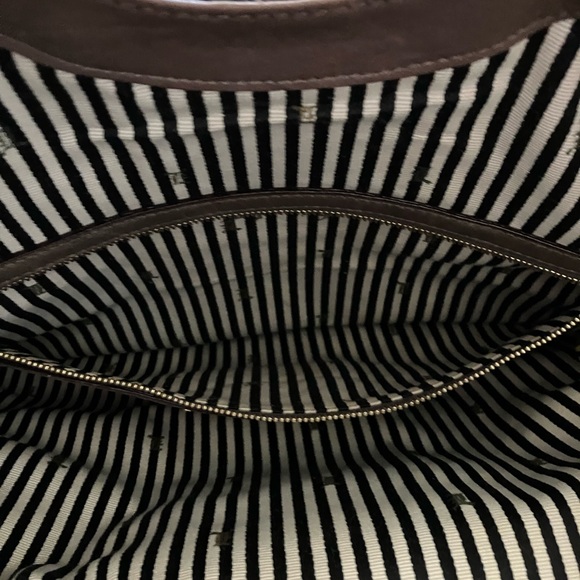 LAMB Signature Foldover Carlisle Clutch Grey Gwen Stefani - Picture 5 of 8